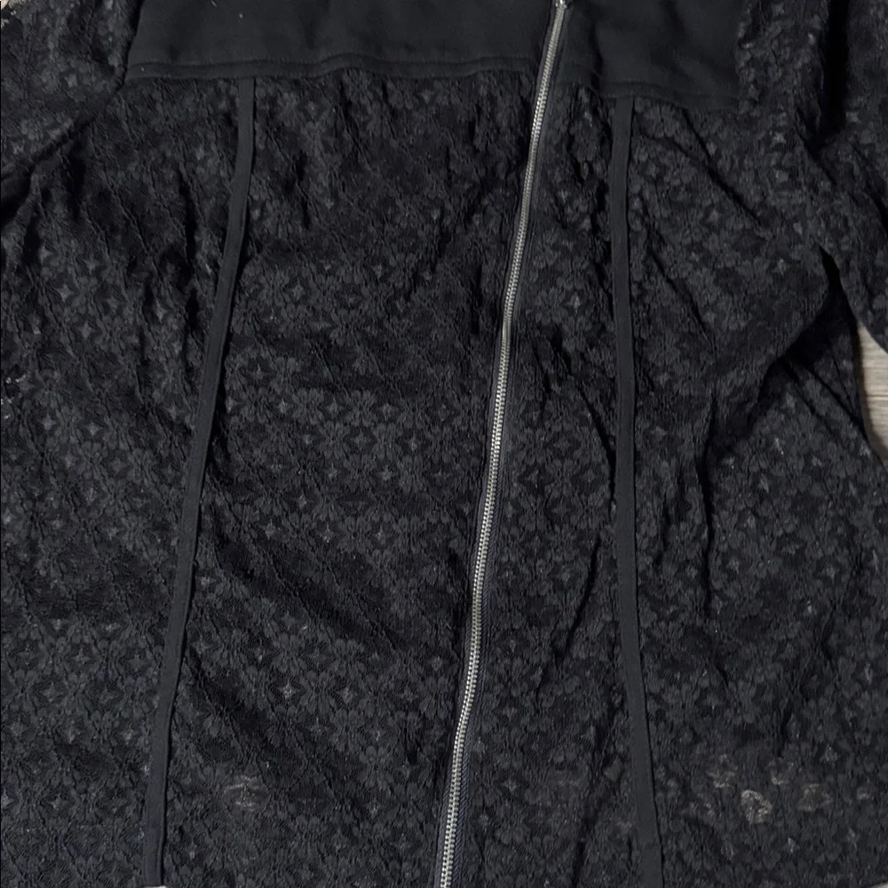 Chico’s Elegant Black Women's moto Jacket - Picture 3 of 3